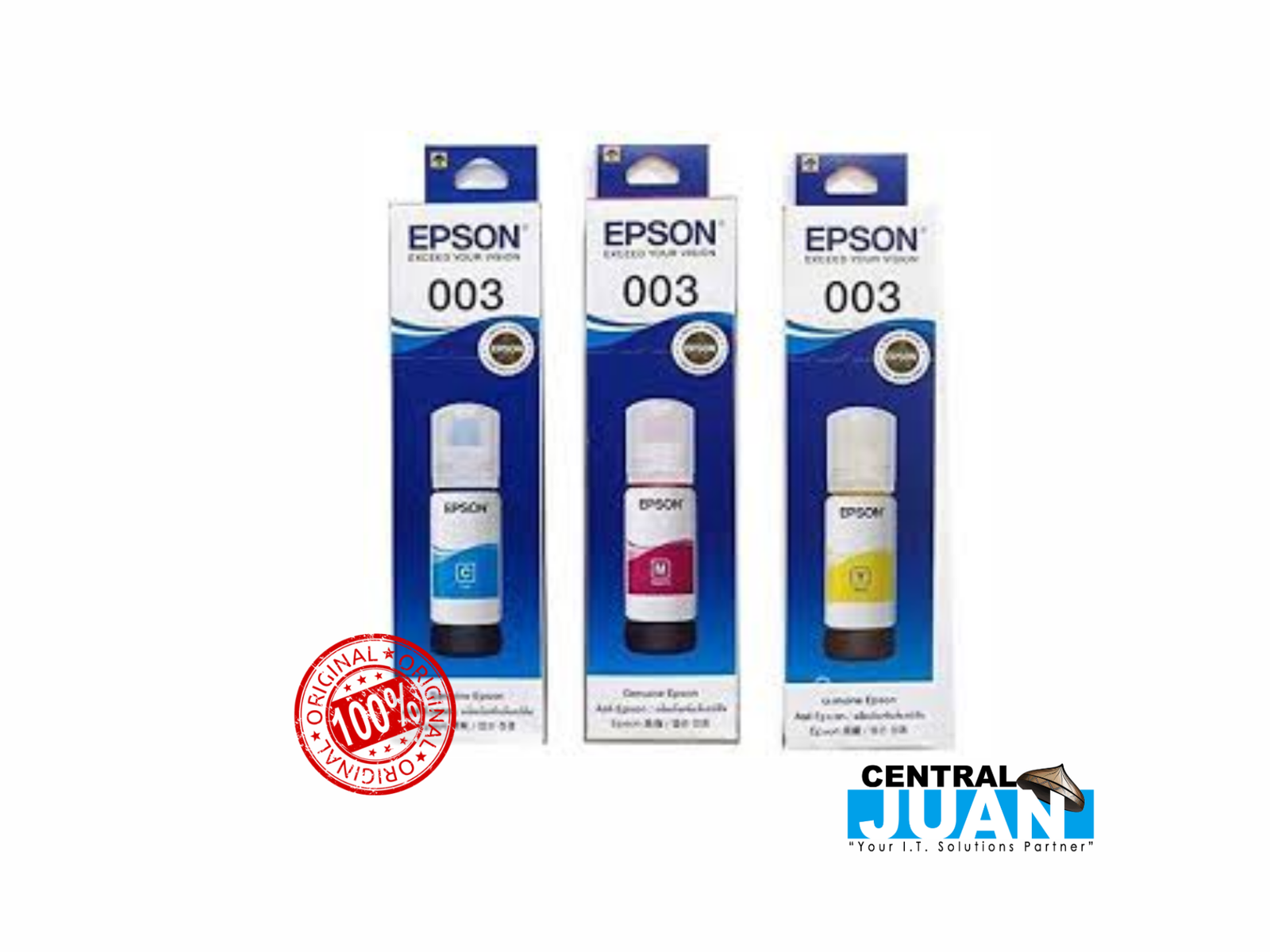 Epson 003 Cyan Magenta Yellow