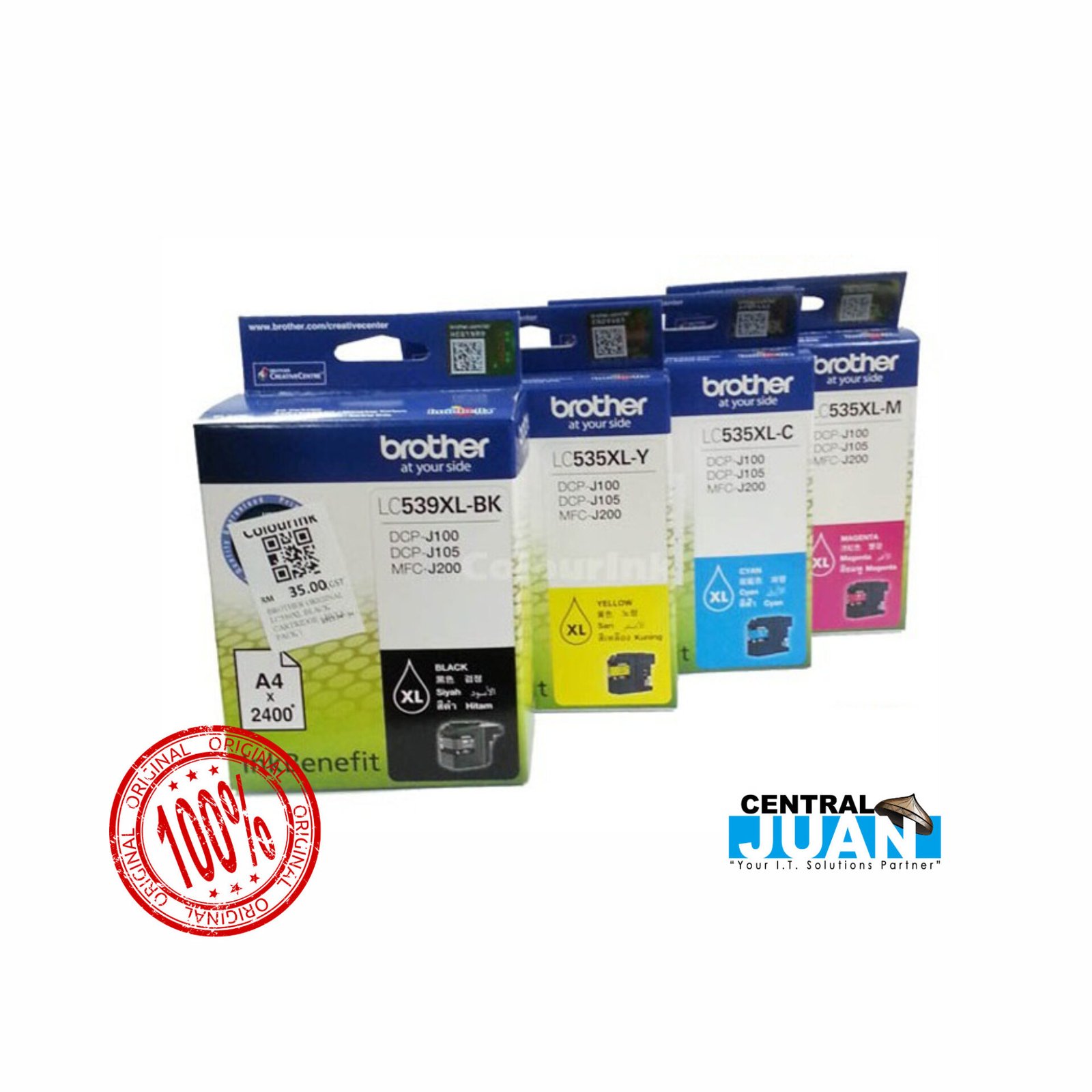 BROTHER LC535 AND LC539 INKS