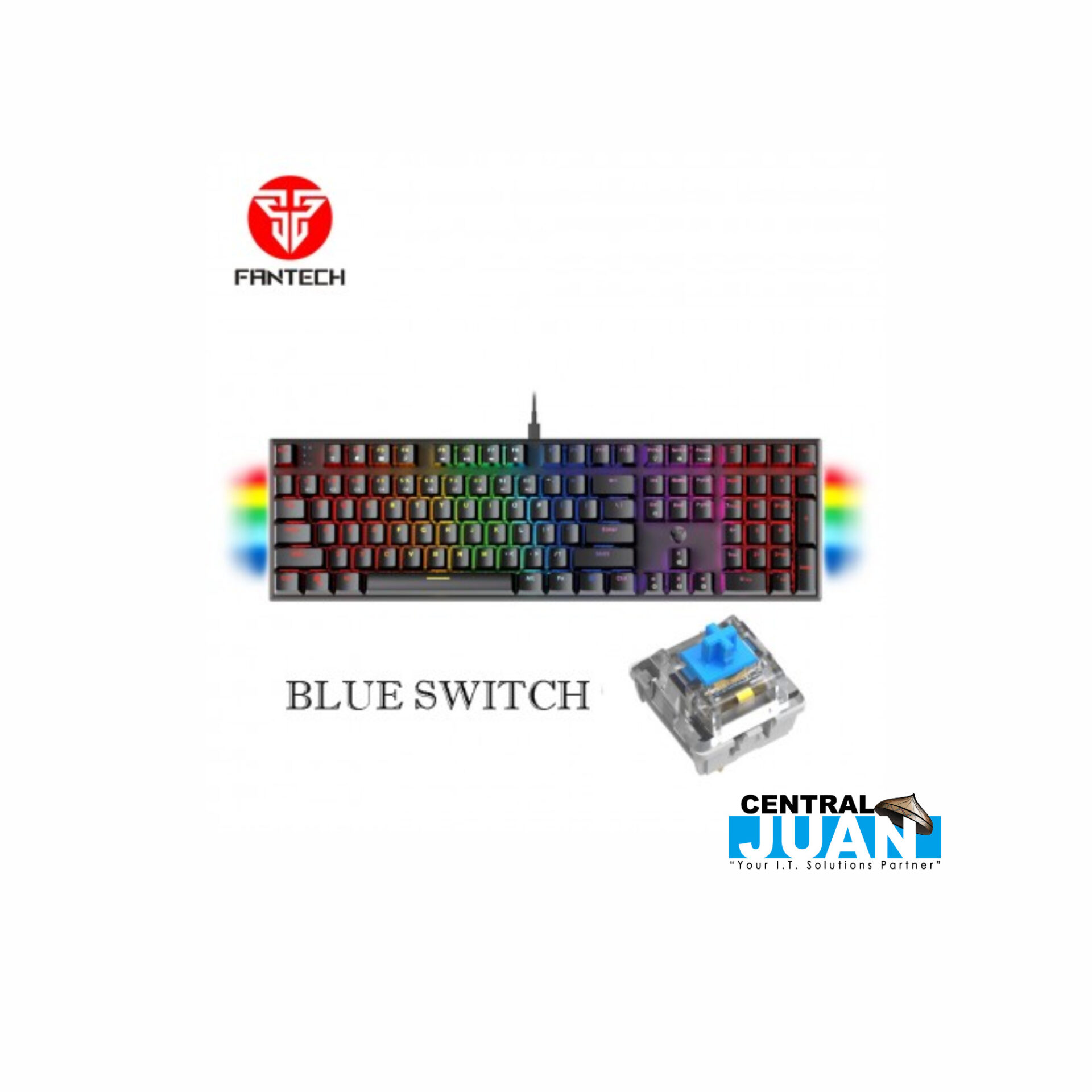 Blue Switch MK855 Maxfit 108 RGB Keyboard