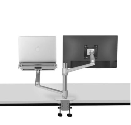 FANTASY UP OL-3L ADJUSTABLE ALUMINUM 10-17" LAPTOP AND 10"-32" MONITOR TILT AND SWIVEL STAND