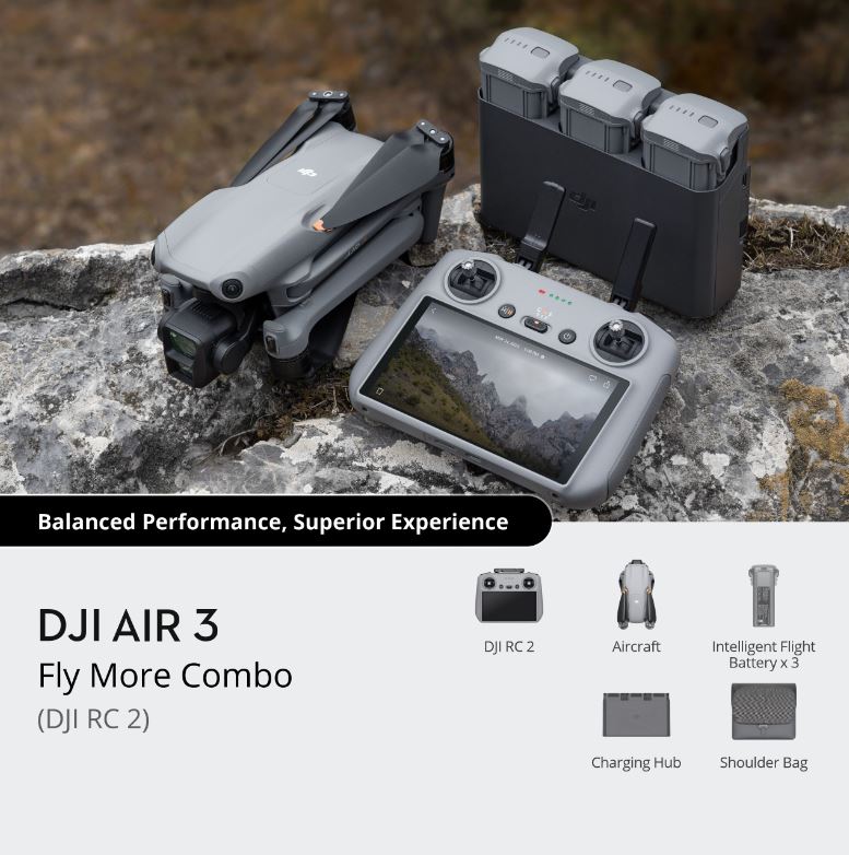 DJI Air 3 Fly More Combo (DJI RC 2)
