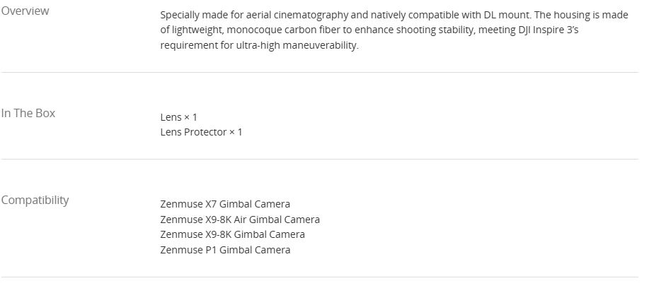 DL 50mm F2.8 LS ASPH Lens