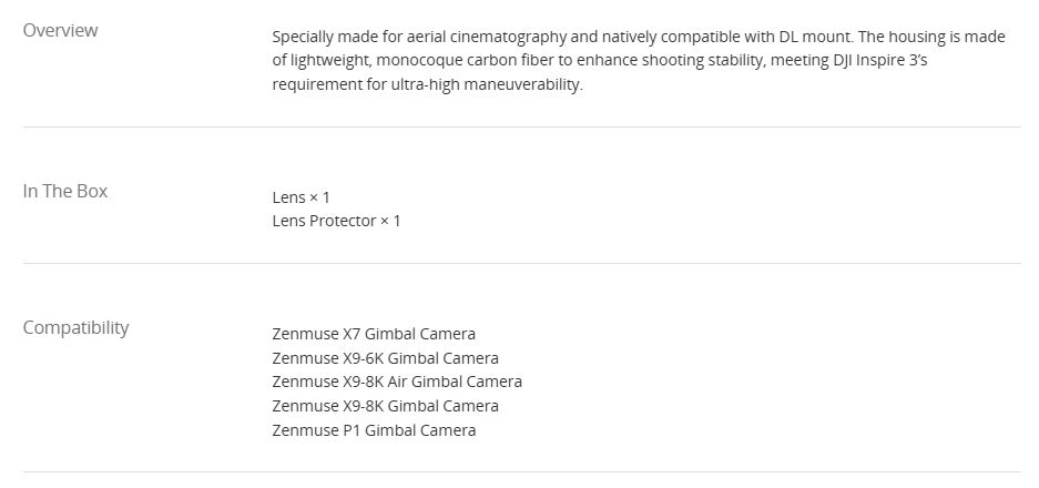 DL 24mm F2.8 LS ASPH Lens