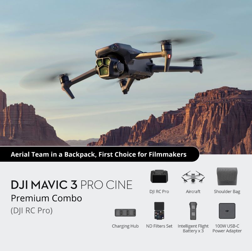 DJI Mavic 3 Pro Cine Premium Combo (DJI RC Pro)
