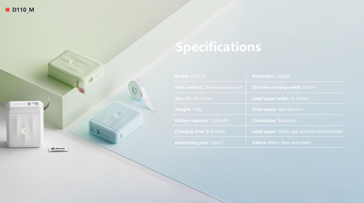 Niimbot D110_M Label Maker
