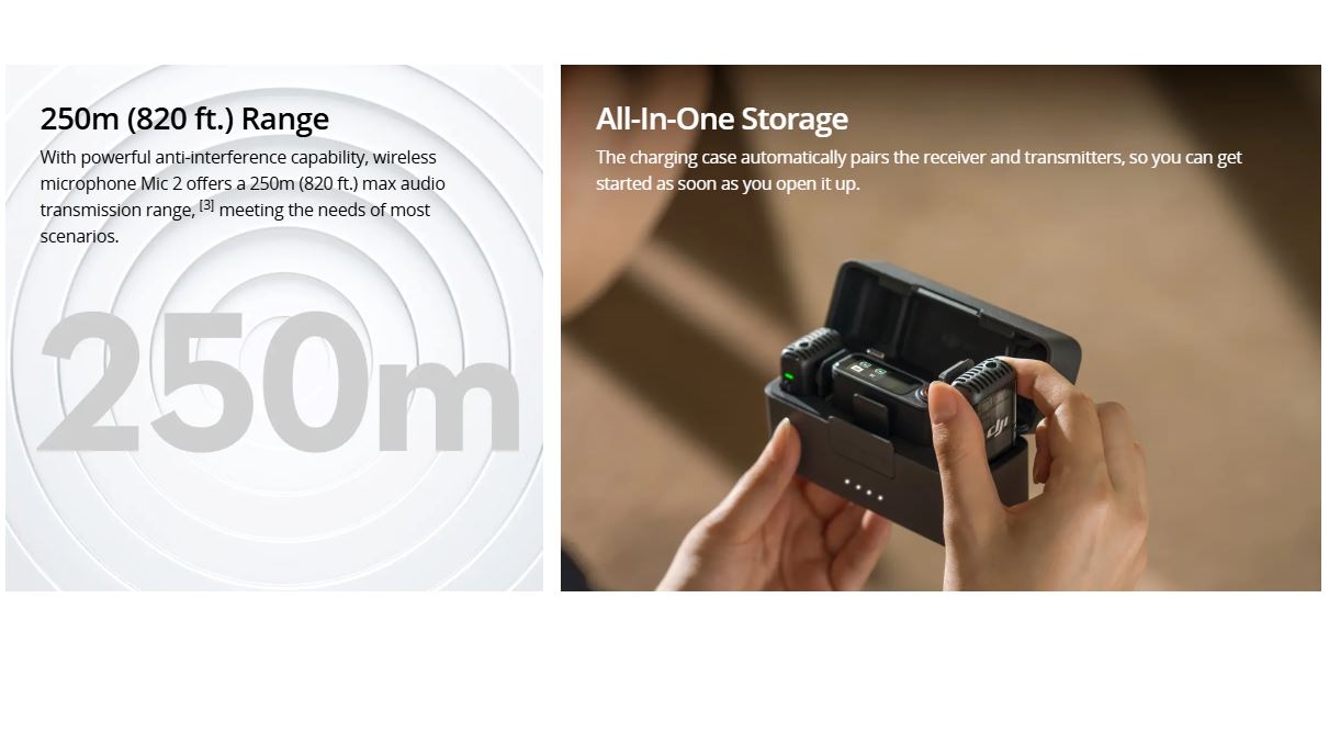 DJI Mic 2 Transmitter (Shadow Black)