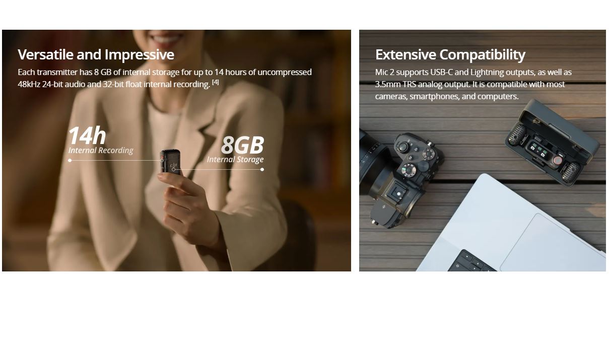 DJI Mic 2 Transmitter (Shadow Black)