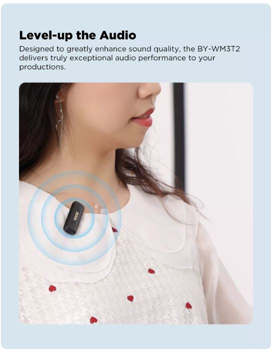 BOYA BY-WM3T2-D1 WIRELESS MICROPHONE