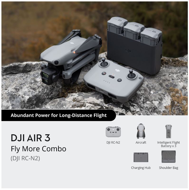 DJI Air 3 Fly More Combo (DJI RC-N2)
