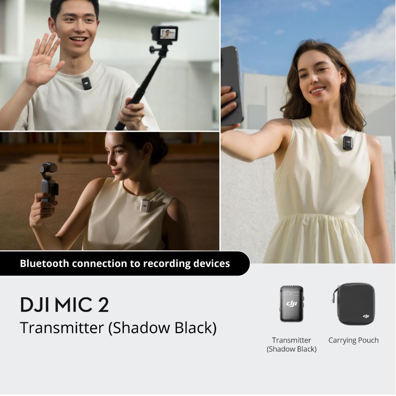 DJI Mic 2 Transmitter (Shadow Black)