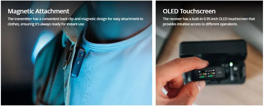 DJI Mic (1 TX + 1 RX)
