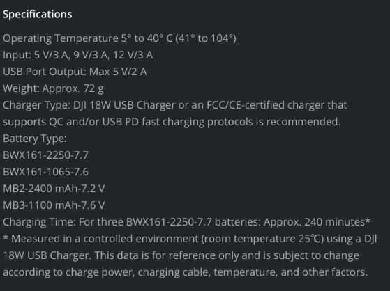 DJI Mini 2 Two-Way Charging Hub 